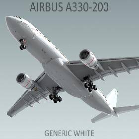 Airbus A330-200 Generic White